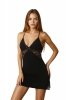 Set dress and thong 11012 black XL